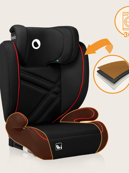 Silla de coche LIONELO Hugo i-Size 100-150cm - ISOFIX - Grupo 2/3 - Reposacabezas viscoelástico - Kiabi