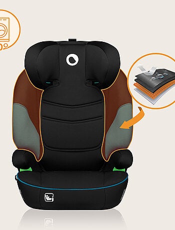 Silla de coche LIONELO Lars i-Size 100-150 cm - Asiento ancho - Grupo 2/3 - Funda extraíble