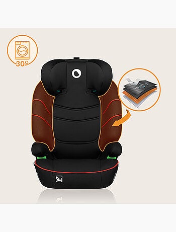 Silla de coche LIONELO Lars i-Size 100-150 cm - Asiento ancho - Grupo 2/3 - Funda extraíble