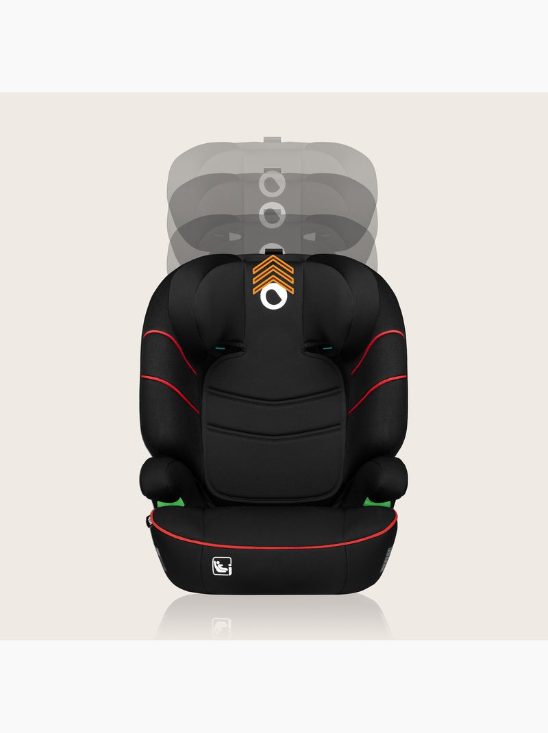 Silla de coche LIONELO Lars i-Size 100-150 cm - Asiento ancho - Grupo 2/3 - Funda extraíble Negro - Kiabi