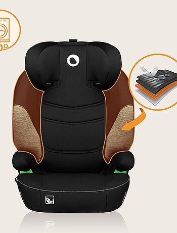 Silla de coche LIONELO Lars i-Size 100-150 cm - Asiento ancho - Grupo 2/3 - Funda extraíble