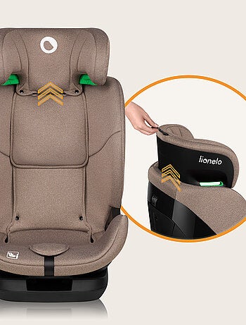 Silla de coche LIONELO Lavanda i-Size 76-150cm - ISOFIX - Ventilación - Grupo 1/2/3