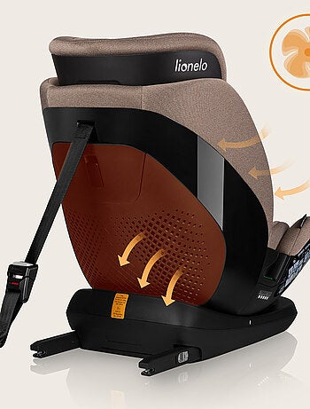 Silla de coche LIONELO Lavanda i-Size 76-150cm - ISOFIX - Ventilación - Grupo 1/2/3