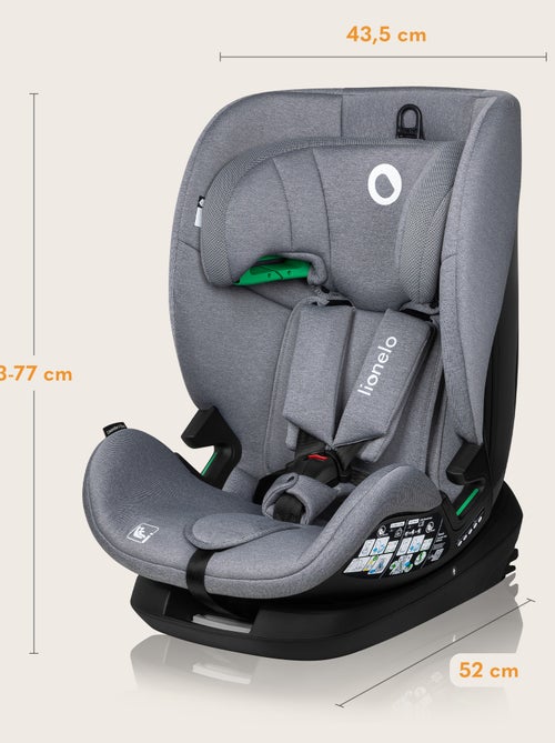 Silla de coche LIONELO Lavanda i-Size 76-150cm - ISOFIX - Ventilación - Grupo 1/2/3 - Kiabi