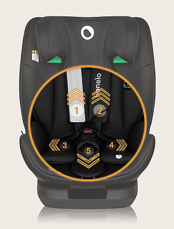 Silla de coche LIONELO Lavanda i-Size 76-150cm - ISOFIX - Ventilación - Grupo 1/2/3