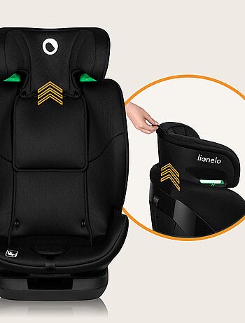 Silla de coche LIONELO Lavanda i-Size 76-150cm - ISOFIX - Ventilación - Grupo 1/2/3