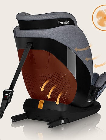 Silla de coche LIONELO Lavanda i-Size 76-150cm - ISOFIX - Ventilación - Grupo 1/2/3
