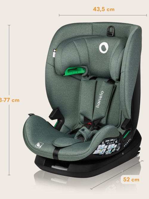 Silla de coche LIONELO Lavanda i-Size 76-150cm - ISOFIX - Ventilación - Grupo 1/2/3 - Kiabi