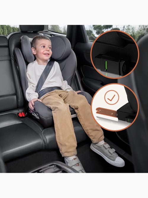 Silla de coche LIONELO Neal i-Size 100-150 cm - ISOFIX - Asiento ancho - Portavasos - Reclinable - Kiabi