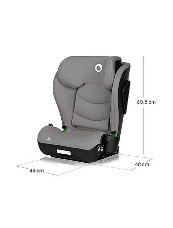 Silla de coche LIONELO Neal i-Size 100-150 cm - ISOFIX - Asiento ancho - Portavasos - Reclinable