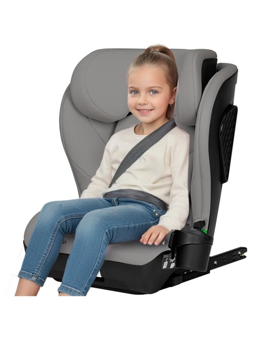 Silla de coche LIONELO Neal i-Size 100-150 cm - ISOFIX - Asiento ancho - Portavasos - Reclinable - Kiabi