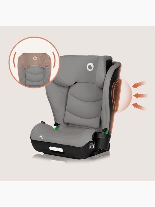 Silla de coche LIONELO Neal i-Size 100-150 cm - ISOFIX - Asiento ancho - Portavasos - Reclinable - Kiabi