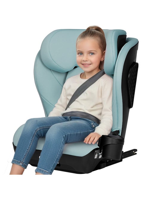 Silla de coche LIONELO Neal i-Size 100-150 cm - ISOFIX - Asiento ancho - Portavasos - Reclinable - Kiabi