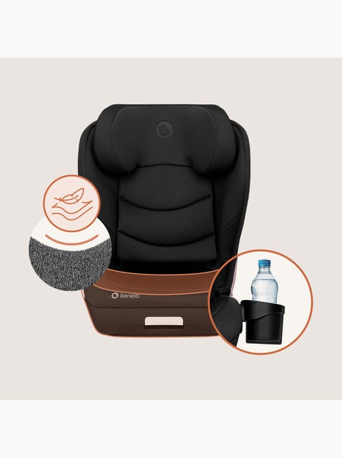 Silla de coche LIONELO Neal i-Size 100-150 cm - ISOFIX - Asiento ancho - Portavasos - Reclinable - Kiabi