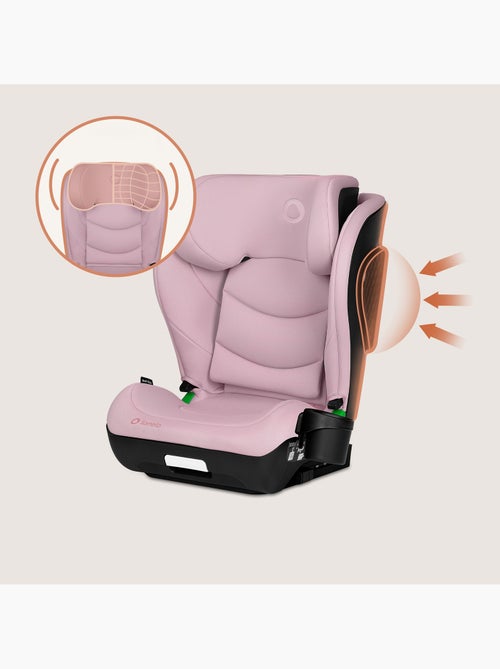 Silla de coche LIONELO Neal i-Size 100-150 cm - ISOFIX - Asiento ancho - Portavasos - Reclinable - Kiabi