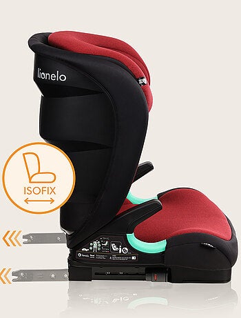 Silla de coche LIONELO Neal i-Size 2/3 - ISOFIX - Asiento ancho - Ventilación - Reclinable
