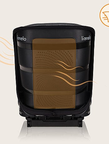 Silla de coche LIONELO Neal i-Size 2/3 - ISOFIX - Asiento ancho - Ventilación - Reclinable