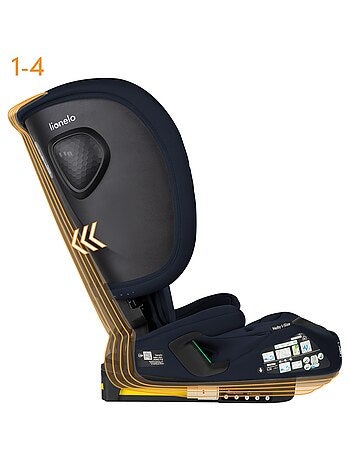 Silla de coche LIONELO Nelly i-Size 76-150 cm - ISOFIX - Plegable - Correa TopTether - Grupo 1/2/3
