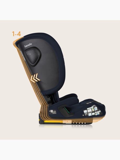 Silla de coche LIONELO Nelly i-Size 76-150 cm - ISOFIX - Plegable - Correa TopTether - Grupo 1/2/3 - Kiabi