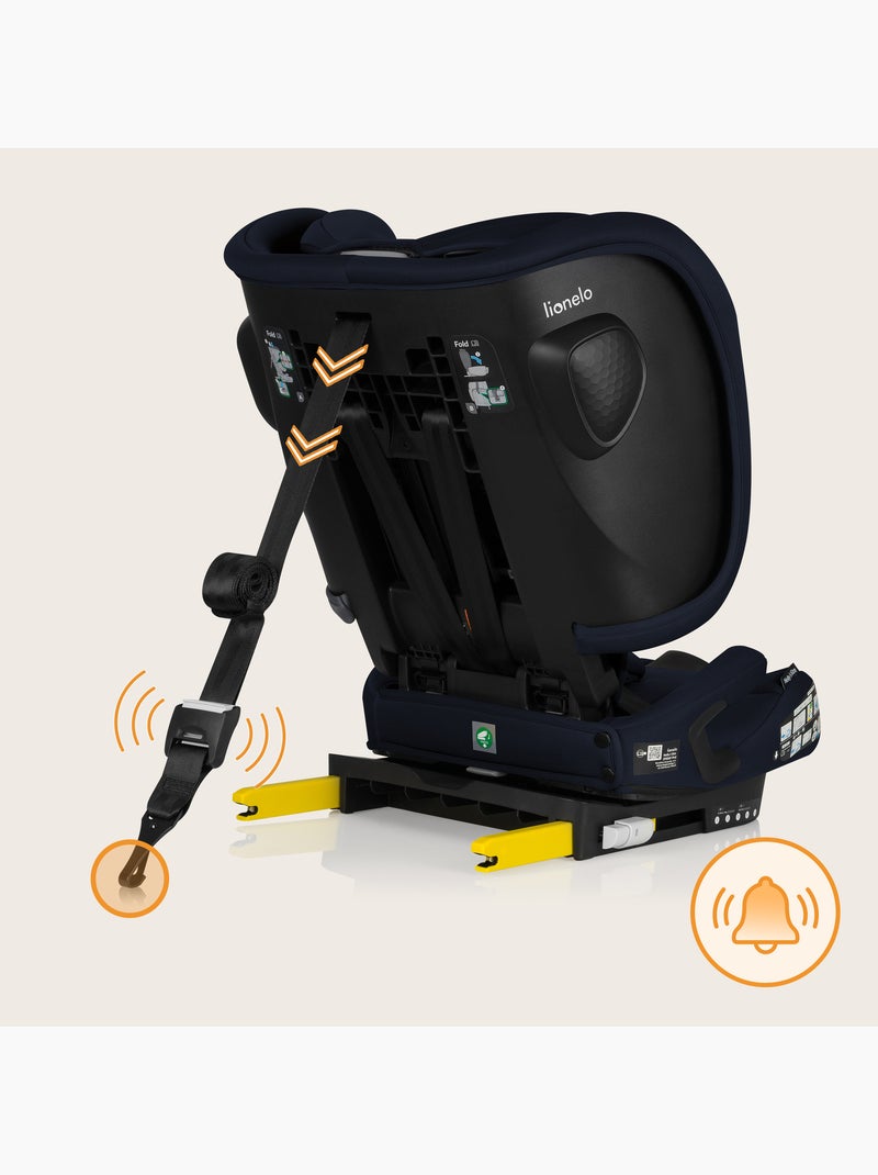Silla de coche LIONELO Nelly i-Size 76-150 cm - ISOFIX - Plegable - Correa TopTether - Grupo 1/2/3 Azul - Kiabi