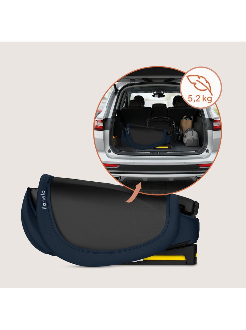 Silla de coche LIONELO Orin i-Size 100-150 cm - ISOFIX - Plegable - Ligera - Grupo 2/3 Azul - Kiabi