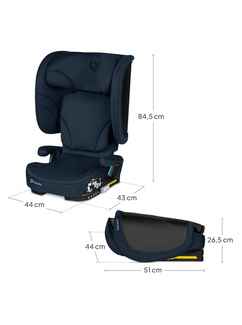Silla de coche LIONELO Orin i-Size 100-150 cm - ISOFIX - Plegable - Ligera - Grupo 2/3 - Kiabi