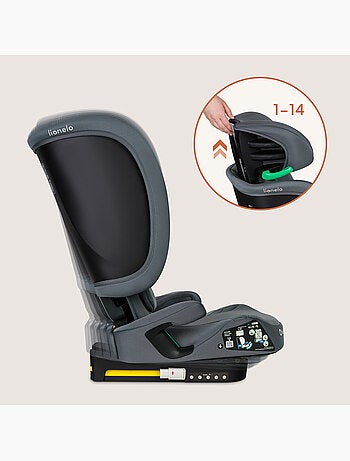 Silla de coche LIONELO Orin i-Size 100-150 cm - ISOFIX - Plegable - Ligera - Grupo 2/3