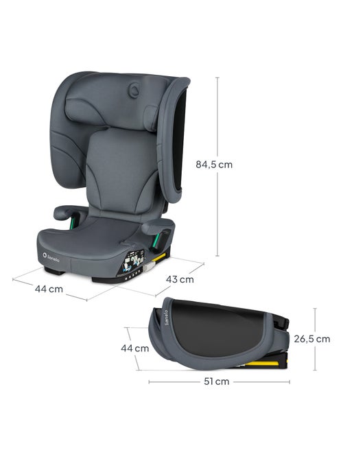 Silla de coche LIONELO Orin i-Size 100-150 cm - ISOFIX - Plegable - Ligera - Grupo 2/3 - Kiabi