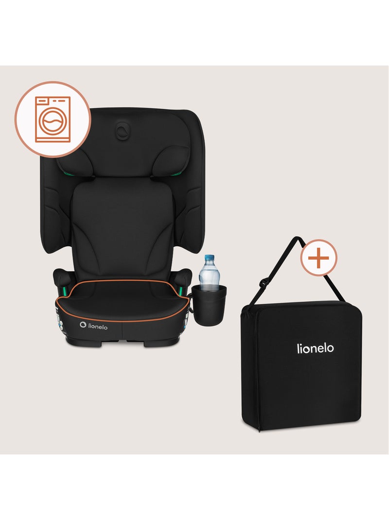 Silla de coche LIONELO Orin i-Size 100-150 cm - ISOFIX - Plegable - Ligera - Grupo 2/3 Negro - Kiabi