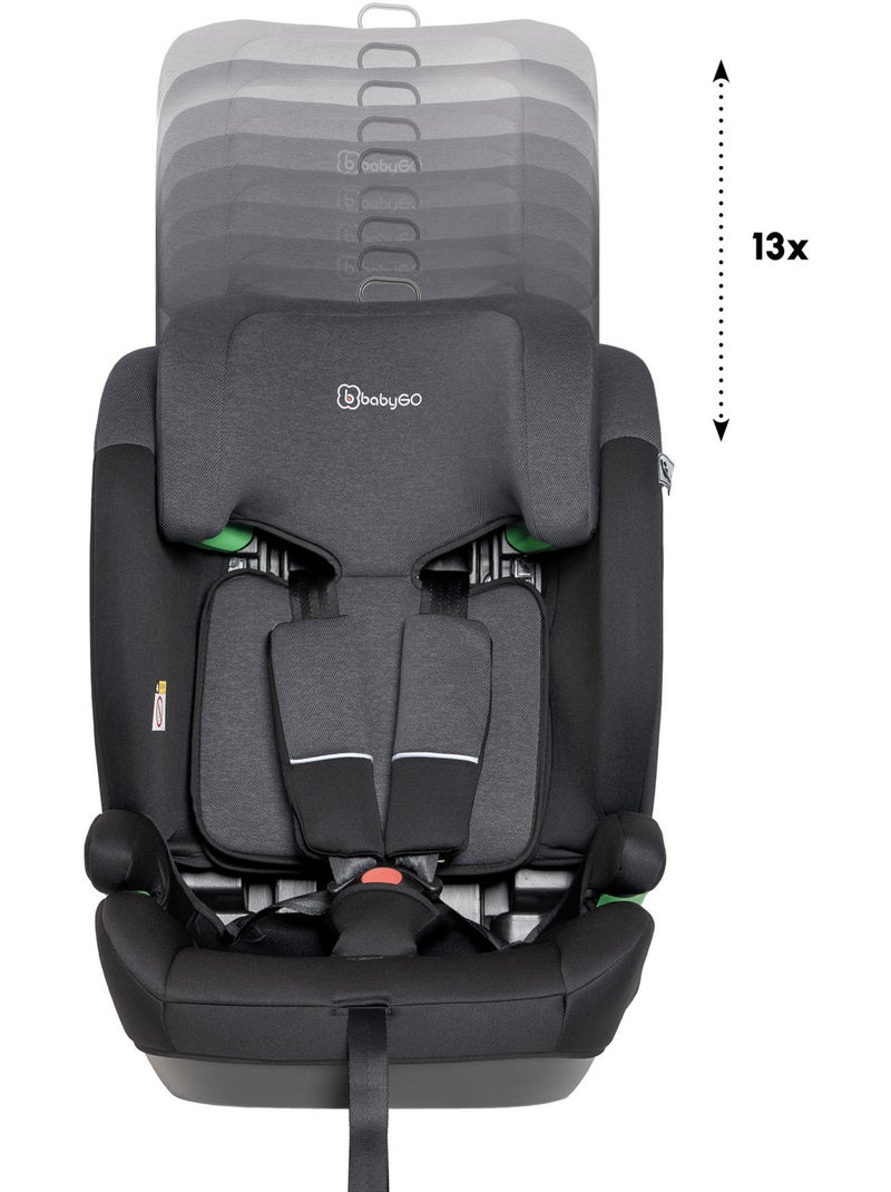 Silla de coche lumo - babygo Gris negro - Kiabi