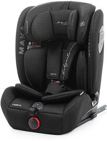 Silla de coche Maka Isize Reclinable 76 - 150 cm Babyauto - BLACK LINE EMBOSSED