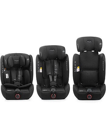 Silla de coche Maka Isize Reclinable 76 - 150 cm Babyauto - BLACK LINE EMBOSSED