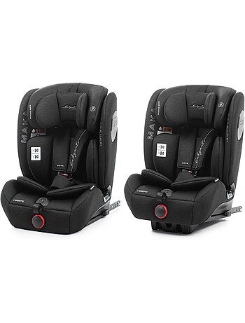 Silla de coche Maka Isize Reclinable 76 - 150 cm Babyauto - BLACK LINE EMBOSSED