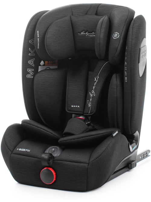 Silla de coche Maka Isize Reclinable 76 - 150 cm Babyauto - BLACK LINE EMBOSSED - Kiabi Silla de coche Maka Isize Reclinable 76 - 150 cm Babyauto - BLACK LINE EMBOSSED - Kiabi
