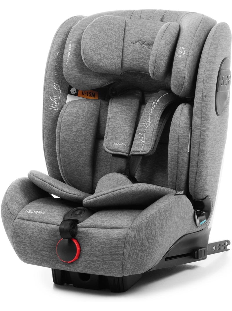 Silla de coche Maka Isize Reclinable 76 - 150  cm Babyauto - DOBBY GREY Gris - Kiabi