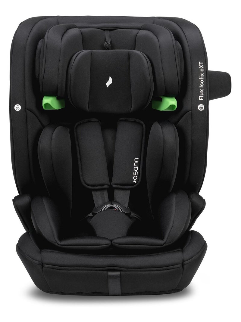 Silla de coche niño Flux Isofix eXT i-Size 76-150 cm Negro Negro - Kiabi