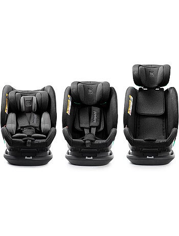 Silla de coche Odeas I-Size 40 - 150 cm, Top tether, Pivotant 360° Babyauto - BLACK ANTHRACITE