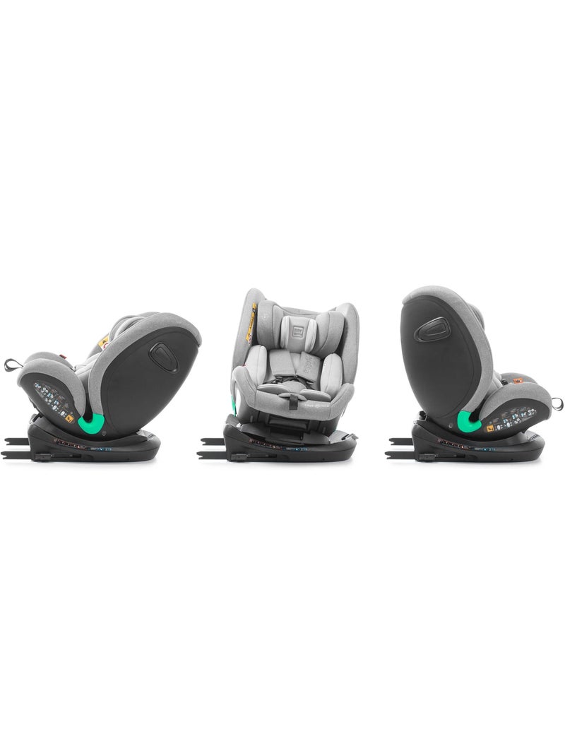 Silla de coche Odeas I-Size 40 - 150 cm,  Top tether, Pivotant 360° Babyauto - GREY ANTHRACITE Gris oscuro - Kiabi