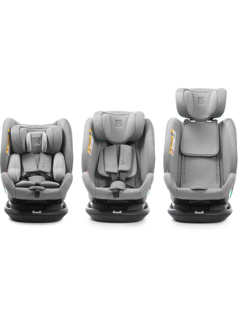 Silla de coche Odeas I-Size 40 - 150 cm,  Top tether, Pivotant 360° Babyauto - GREY ANTHRACITE Gris oscuro - Kiabi