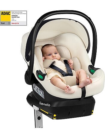Silla de coche para bebé con base ISOFIX - LIONELO Astrid i-Size - Premio ADAC - Ligera - Silla de c