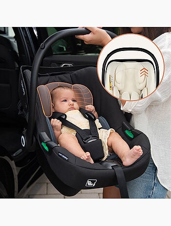 Silla de coche para bebé con base ISOFIX - LIONELO Astrid i-Size - Premio ADAC - Ligera - Silla de c