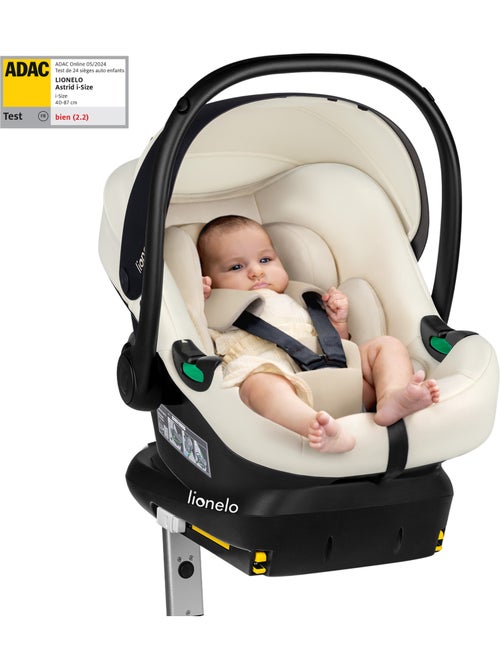 Silla de coche para bebé con base ISOFIX - LIONELO Astrid i-Size - Premio ADAC - Ligera - Silla de c - Kiabi