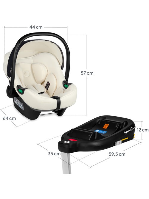 Silla de coche para bebé con base ISOFIX - LIONELO Astrid i-Size - Premio ADAC - Ligera - Silla de c - Kiabi