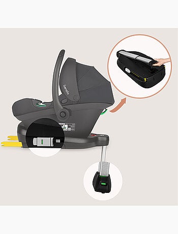 Silla de coche para bebé con base ISOFIX - LIONELO Astrid i-Size - Premio ADAC - Ligera - Silla de c
