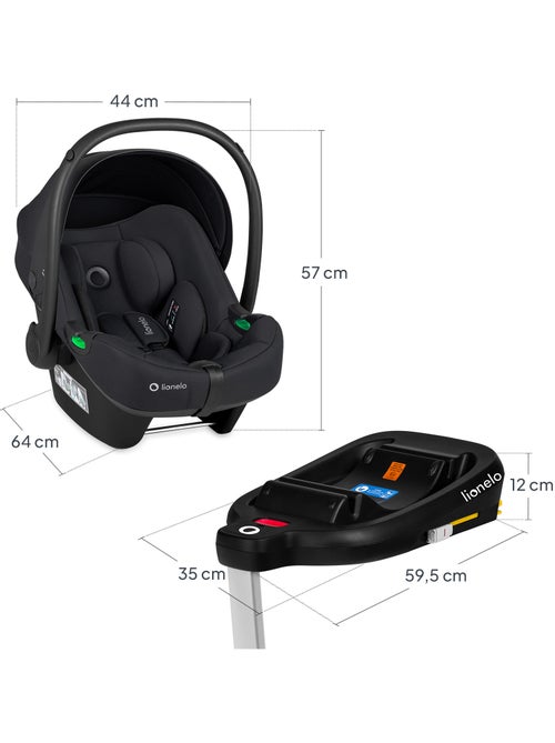 Silla de coche para bebé con base ISOFIX - LIONELO Astrid i-Size - Premio ADAC - Ligera - Silla de c - Kiabi