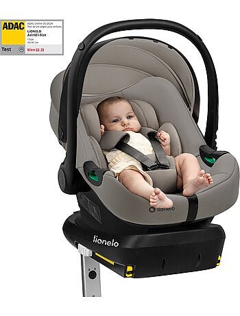 Silla de coche para bebé con base ISOFIX - LIONELO Astrid i-Size - Premio ADAC - Ligera - Silla de c