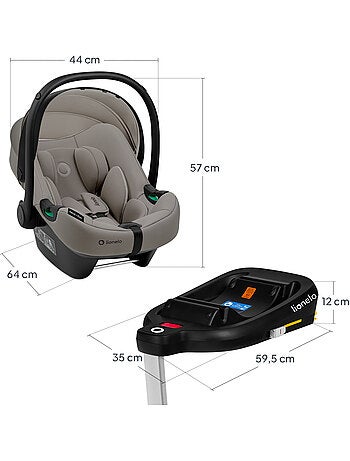 Silla de coche para bebé con base ISOFIX - LIONELO Astrid i-Size - Premio ADAC - Ligera - Silla de c