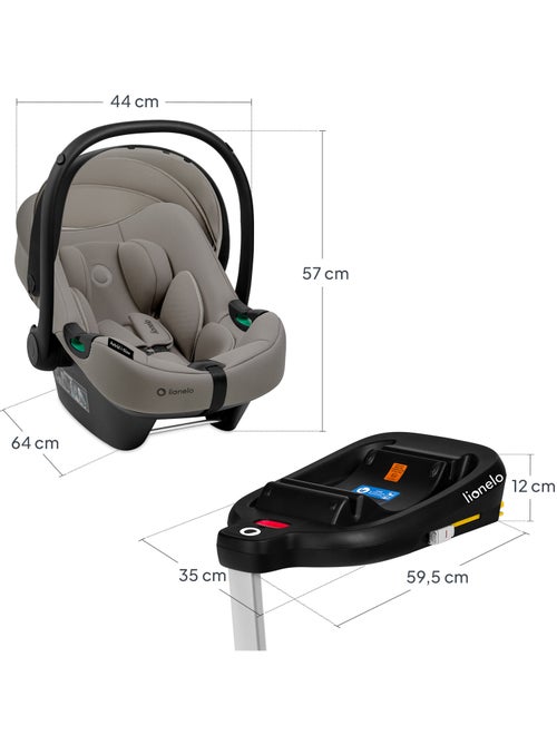 Silla de coche para bebé con base ISOFIX - LIONELO Astrid i-Size - Premio ADAC - Ligera - Silla de c - Kiabi