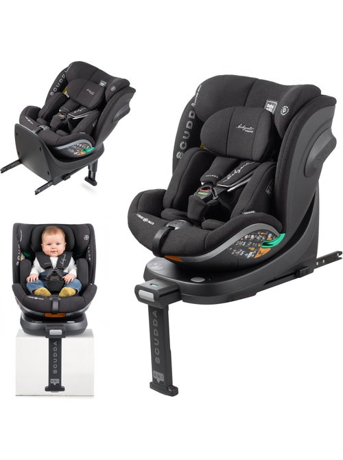 Silla de coche Scudda I-Size Isofix Rotatoria 40-150 cm Babyauto - COAL - Kiabi Silla de coche Scudda I-Size Isofix Rotatoria 40-150 cm Babyauto - COAL - Kiabi
