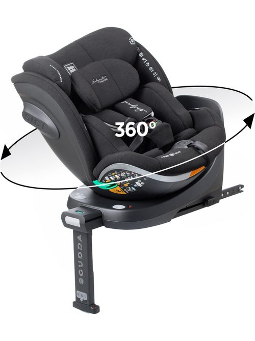 Silla de coche Scudda I-Size Isofix Rotatoria 40-150 cm Babyauto - COAL - Kiabi Silla de coche Scudda I-Size Isofix Rotatoria 40-150 cm Babyauto - COAL - Kiabi